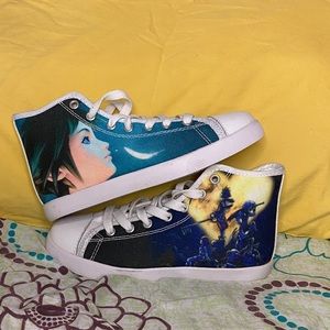 BRAND NEW Kingdom Heart high top shoes